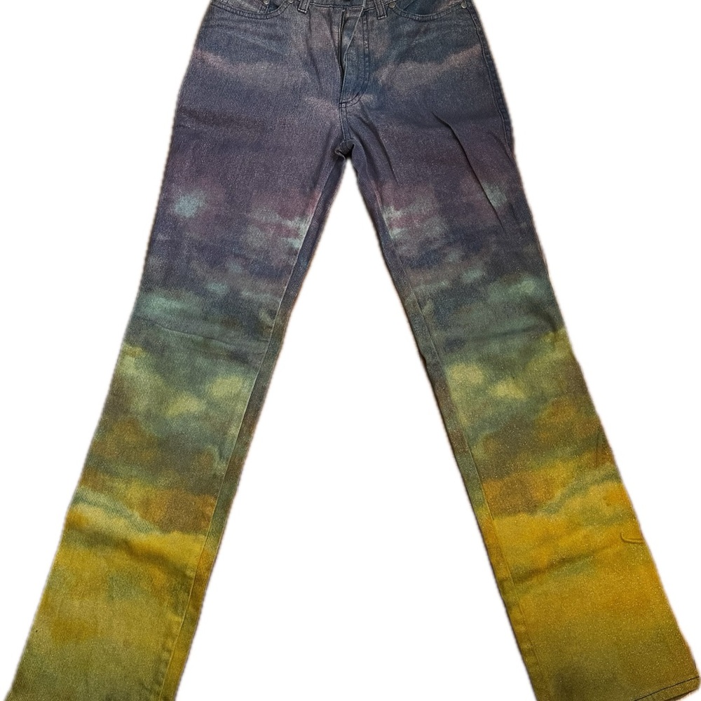 Multicolor Gradient Jeans